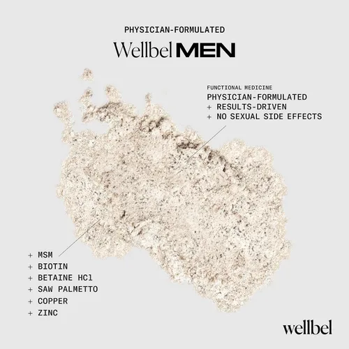 Vista 4 de WELLBEL Suplemento limpio para hombres, para cabello, piel y uñas, vegano, sin gluten y sin OMG, 90 unidades, paquete de 3