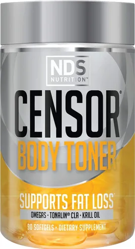 Vista 2 de Censor NDS Nutrition - Tónico para pérdida de grasa corporal con CLA (90 cápsulas blandas) y Siren Labs L-Carnitina Elite Burn Fat Loss Support
