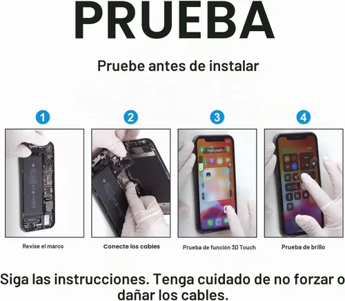 Vista 8 de DIGI4U Reemplazo de pantalla OLED suave para iPhone 12 Pro Max, pantalla COP de 6.7 pulgadas, no LCD, ventana 1:1, resolución y grosor, control