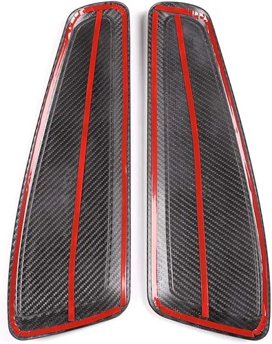 Vista 7 de YIWANG 100% fibra de carbono real para Porsche 911 718 2013-2019 asiento interior del coche panel lateral accesorios 2 unids