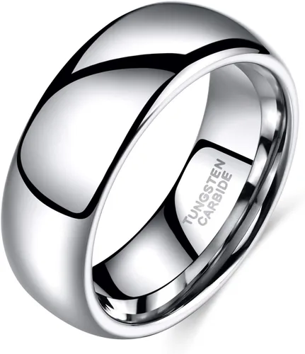Vista 9 de TRUMIUM 2mm 4mm 6mm 8mm Tungsten Wedding Band Ring for Men Women