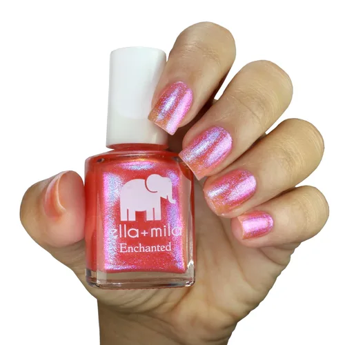 Vista 2 de ella+mila Esmalte de uñas profesional – Esmalte de uñas de secado rápido – Fórmula de larga duración y resistente al astillado