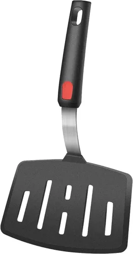 Vista 11 de Juego de 2 espátulas de silicona para utensilios de cocina antiadherentes, espátulas redondas de ángulo ranurado para panqueques de 600 °F