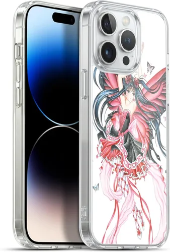 Vista 16 de Head Case Designs Officially Licensed Nene Thomas Amber with Fairy Cat Fairies Gel Case [Military Grade Protection] Compatible with Apple iPhone 13