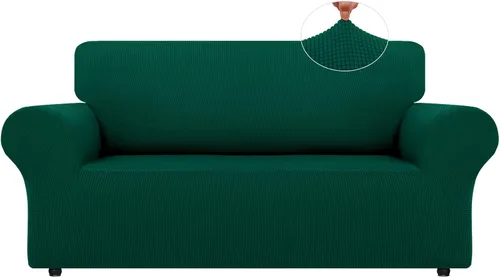 Vista 67 de LURKA Fundas elásticas para silla y sofá de 1 pieza, Fundas para sofá con protector elástico en la parte inferior para niños y perros