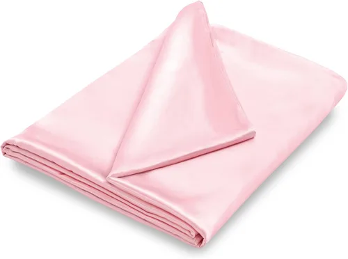 Vista 11 de NSGZ Funda de edredón de 48 x 72 pulgadas para manta con peso, funda de manta de satén con peso extraíble y sedosa con 8 lazos y cierre seguro