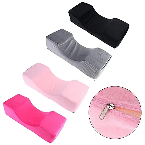 Vista 5 de HOKY Almohada de pestañas Soporte para el cuello Almohada de pestañas de injerto suave Pestañas de espuma viscoelástica Almohada de extensión