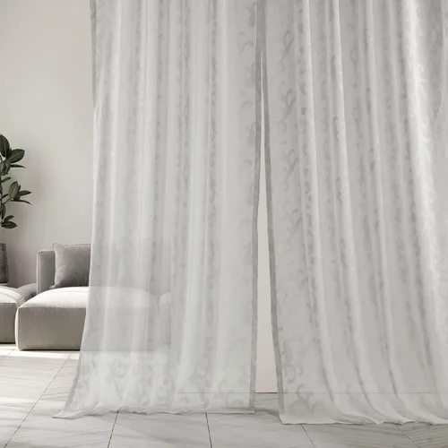 Vista 3 de HPD Half Price Drapes SHCH-11745-108 - Cortinas transparentes de lino sintético para sala de estar o dormitorio, 50 x 108, SHCH-11745-108 (1 panel)