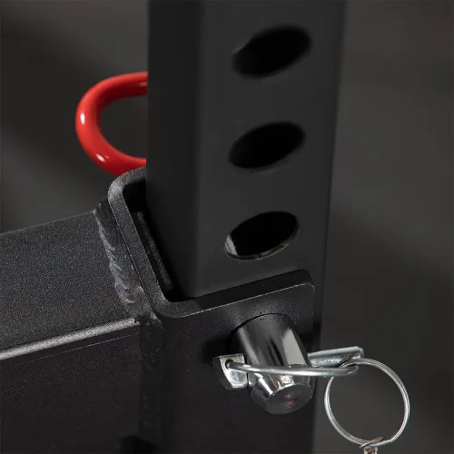 Vista 7 de Titan Fitness Barra de inmersión en Y para bastidores de potencia de la serie T-2, accesorio de inmersión montado en rack, capacidad de 550 libras