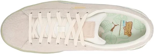 Vista 4 de PUMA Mens Acnh X Suede Lace Up Sneakers Shoes Casual - Off White