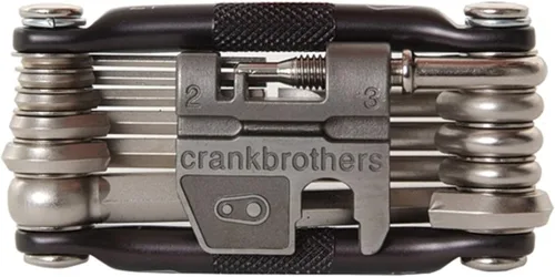 Vista 10 de Crankbrothers Multi Tool M 17 Negro Mate Rojo equipo de ciclismo