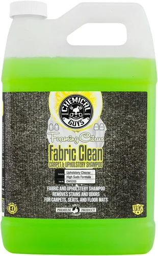 Vista 10 de Chemical Guys CWS203 HOL315 Fabric Clean - Kit de limpieza de espuma cítrica y cepillo de taladro fácil de usar, para alfombras y tapicería