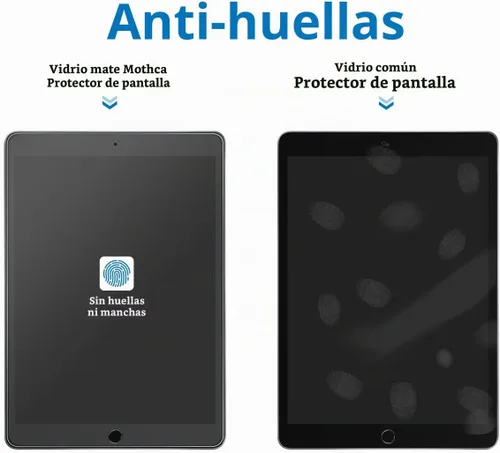 Vista 4 de Mothca Protector de pantalla de vidrio templado mate para iPad Air 3 (2019) de 10.5 pulgadas y iPad Pro 10.5" (2017) [NO Privacidad], antirreflejos