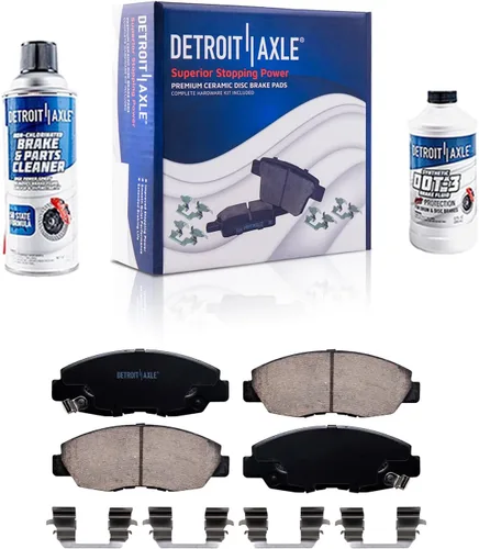 Vista 15 de Detroit Axle - Pastillas de freno traseras para Toyota Prius 2012-2015 Prius Plug-In 2017-2018 Corolla iM 2016 Sion iM 2011-2017 Lexus CT200h