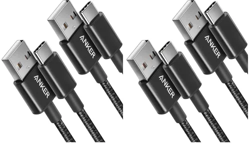 Vista 8 de Anker Cable de USB a USB C, cable de carga de USB A a USB C para Samsung Galaxy S10 o S10+, LG V30, Beats Fit Pro y más (USB 2.0), color negro