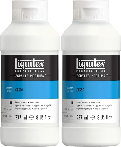 Vista 14 de Liquitex Basics Tubo mediano de Gesso para aplicación en superficies, 8.5 onzas Negro