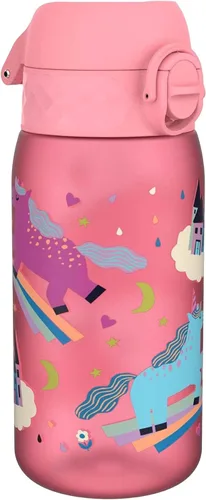 Vista 16 de Ion8 Botella de agua a prueba de fugas, 25.4 fl oz/24 onzas, color azul aguamarina, polímero reciclador resistente al olor sin BPA con tapa abatible