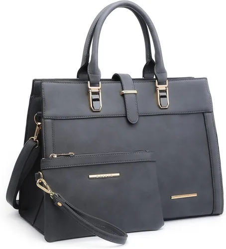 Vista 8 de Bolso de mano para mujer con solapa, bolso de hombro con correa, bolso de mano con asa superior, bolso tote, bolso satchel, monedero, bolso