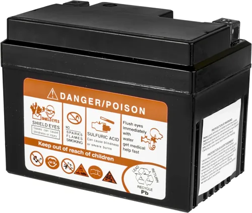Vista 3 de Caltric Batería compatible con Yamaha Gtx-4Lbs0-00-00 Bty-Gt4Lb-S0-00 Ytx4L-Bs Agm