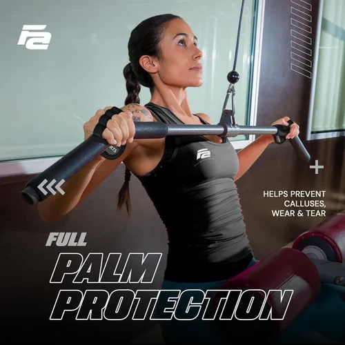Vista 3 de Guantes de entrenamiento Fit Active Sports para el gimnasio - Agarres duraderos para el gimnasio y almohadillas de agarre - Acolchado de goma