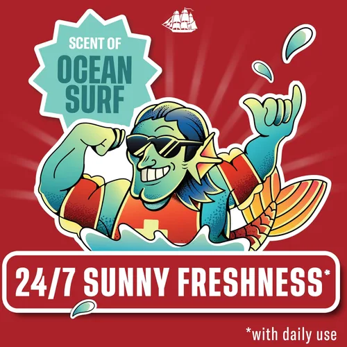 Vista 4 de Old Spice Desodorante antitranspirante Dry Feel para hombres, Summerdudes, protección 24/7 contra el sudor y el olor, frescura soleada 24/7 y aroma