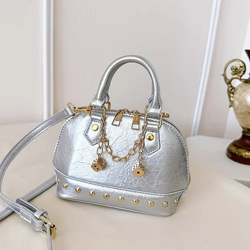 Vista 5 de Bolso tote para mujer, mochilas de cuero, bolso cruzado, bolso para boda, baile, fiestas, trabajo, viajes (estilo 517)