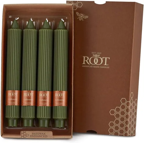 Vista 15 de Root Unscented Smooth Collenette Candles, Willow, 5", 8-Count Sauce