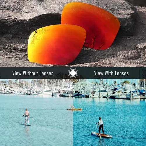 Vista 3 de TRUSHELL Lentes de repuesto polarizadas para gafas de sol Ray-Ban RB4068 de 2.362 in