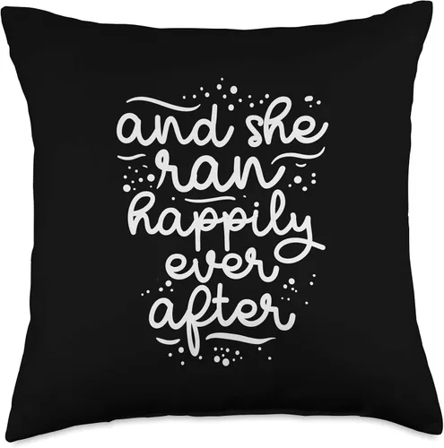 Vista 5 de Funny Running Marathon Runners - Almohada para mujer (16.0 x 16.0 in), multicolor