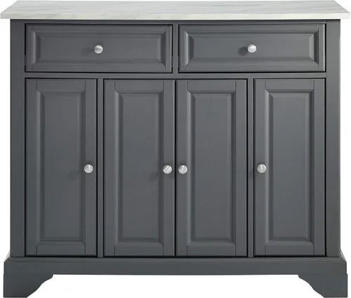 Vista 2 de Crosley Furniture Avery - Isla de cocina, estantes de almacenamiento