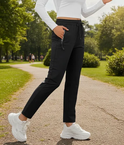 Vista 5 de IWOLLENCE Women's Active Stretch Pants Quick Dry