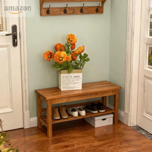 Vista 5 de Ramo de flores de anémona artificial de tacto real, 5 uds, decoración para el hogar (naranja)