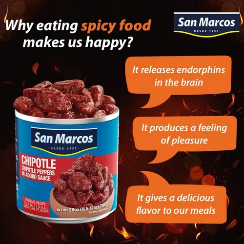 Vista 4 de San Marcos Chipotle Peppers en salsa Adobo, 11 onzas (paquete de 12)