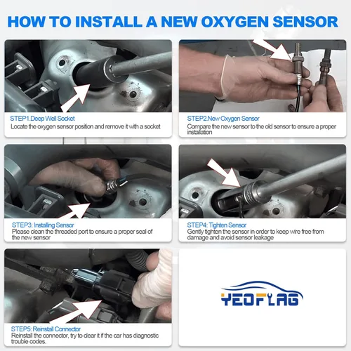 Vista 7 de Sensor O2 213-4229 2 piezas, sensor de oxígeno de repuesto automotriz para Chevy para Avalanche para Camaro para Silverado para Suburban para Tahoe