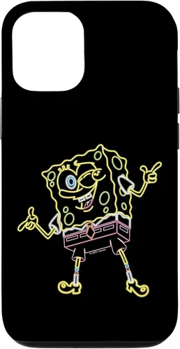 Vista 28 de Spongebob Squarepants Carcasa Neon Line Art para iPhone 17
