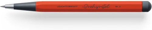 Vista 8 de LEUCHTTURM1917 - Lápiz mecánico Drehgriffel - Lápiz de escritura recargable con plomo de grafito HB de 0.7 mm (albaricoque)