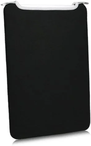 Vista 2 de BoxWave Funda compatible con Topaz GemView 10, funda protectora de neopreno suave y delgada, color negro azabache