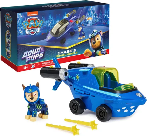 Vista 11 de Paw Patrol, Big Truck Pups Chase Figura de acción con dron de rescate con clip, cápsula del centro de comando y amigo animal, juguetes para niños