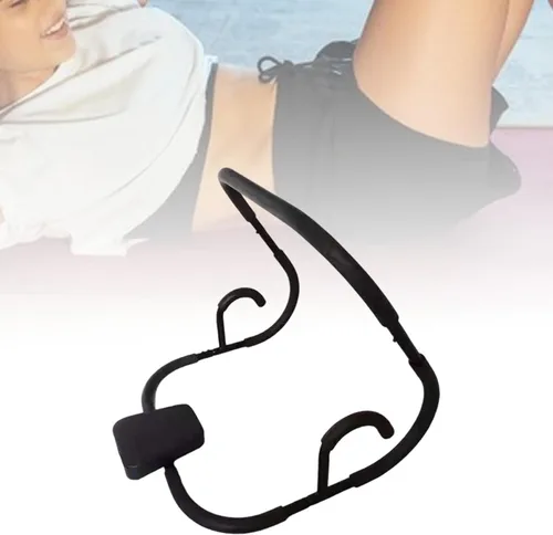 Vista 2 de Menolana Ab Train - Máquina abdominal para ejercicios abdominales, rodillo crujiente antideslizante con reposacabezas para sentarse máquina