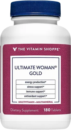 Vista 5 de The Vitamin Shoppe Brand Ultimate Woman's Gold Multivitamínico, 90 tabletas