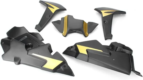 Vista 3 de Kit de bastidor de carenado ABS para motocicleta para Yamaha MT-09 FZ-09 2014-2015, ABS y oro