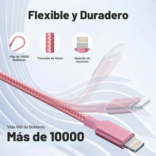 Vista 4 de Travel Essentials - Cable de carga múltiple 3 en 1, cable de carga universal para teléfono Micro USB Cable with Type-C,Micro USB,IP Port,Travel