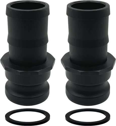 Vista 11 de BITOBITOTU - 2 accesorios Camlock Poly NPT A-50 1/2 pulgadas, tipo A, acoplamientos estándar de leva, accesorios de bloqueo de leva, ajuste