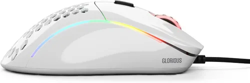 Vista 4 de Glorious PC Gaming Race Modelo D Gaming-Maus - Blanco, Brillante