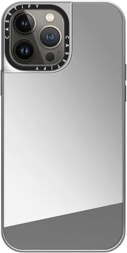 Vista 71 de CASETiFY Funda de espejo para iPhone Air [Reflejante/Compatible con Magsafe / Protección contra caídas de 4.9 pies de grado militar 1X] - Negro