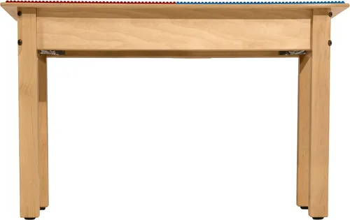 Vista 3 de Contender Time-2-Play Mesa de juego de actividades para niños, compatible con ladrillos Lego, madera contrachapada de abedul extra resistente, 35