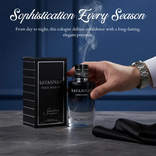 Vista 7 de Sandora Fragrances Colonia para hombre – Inspirada en un perfume para hombre reconocido mundialmente – bergamota de Calabria, pimienta, lavanda