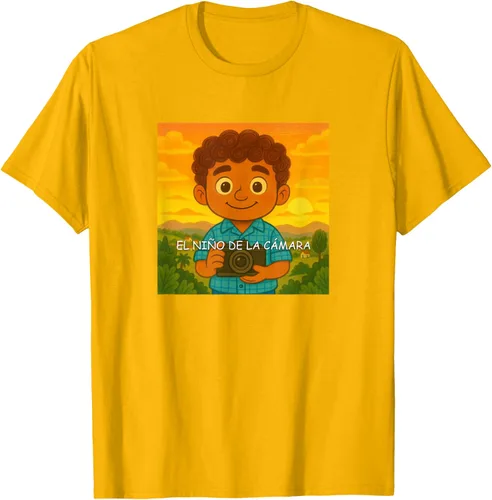 Vista 93 de Camiseta El Niño de la Cámara – Diseño Oficial del Cuento Ilustrado