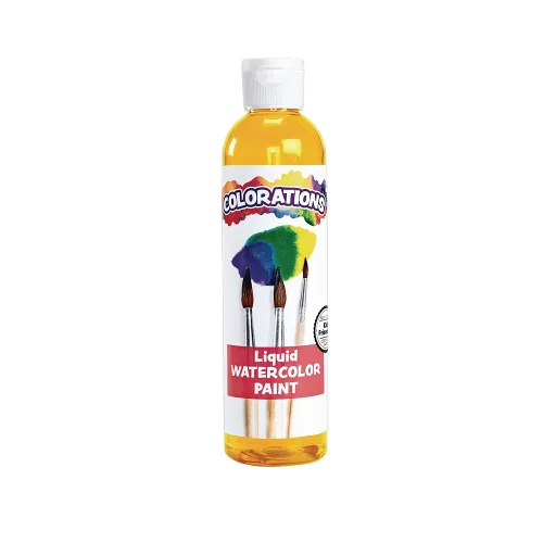 Vista 10 de Colorations Pintura líquida para acuarela sin parabenos, juego de 8 colores vibrantes, 8 onzas líquidas, no tóxica y fabricada en los Estados Unidos