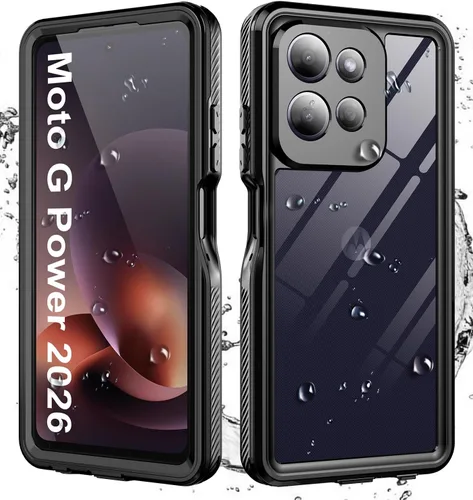 Vista 13 de Funda para Motorola Moto G 5G 2025 con protector de pantalla integrado, resistente a prueba de agua, de cuerpo completo, a prueba de polvo, a prueba